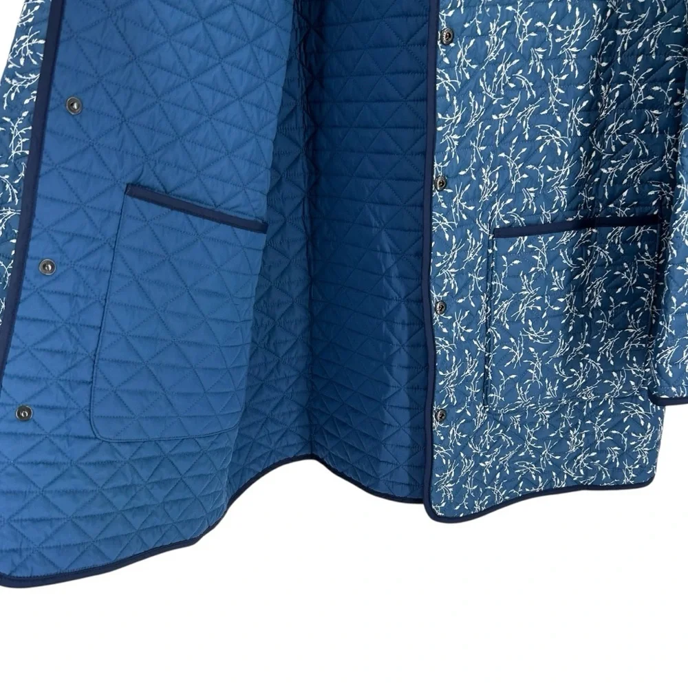 Land’s End Reversible Quilted Barn Jacket Coat Women’s XL - Picture 9 of 14